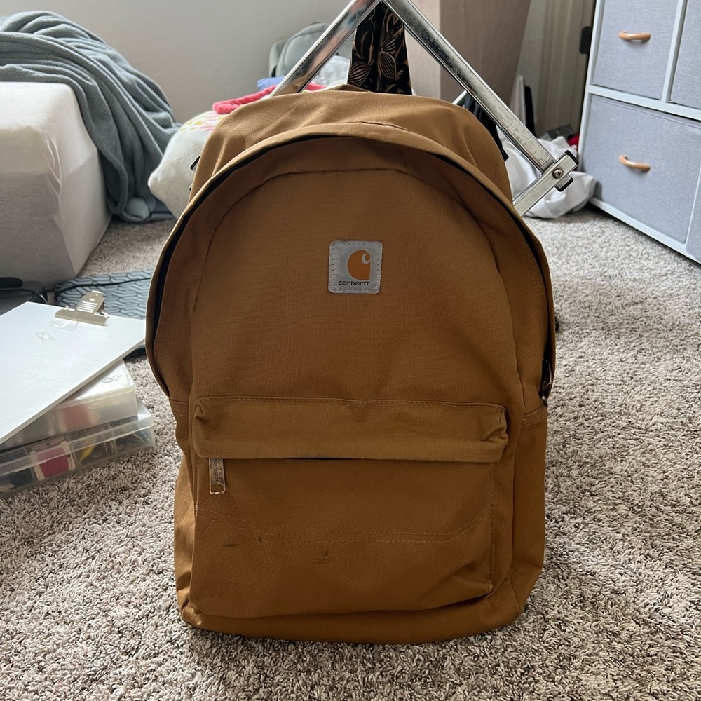 Unisex Brown Carhartt Backpack